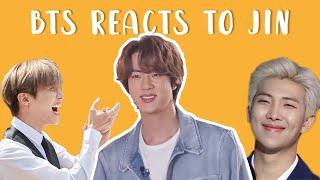 bts reacts to jin | 방탄소년단 석진 p12