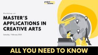 Master's Applications in Creative Arts – All you need to know!