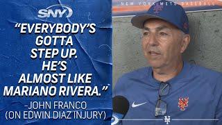 Former Met John Franco likens Edwin Diaz to Mariano Rivera, says 'everybody's gotta step up' | SNY