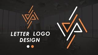 Line Letter Logo Design - Inkscape Tutorial By Royal Logos