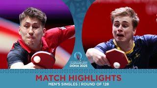 Andreas Levenko vs Truls Moregard | Match Highlights | #ITTFWorlds2025