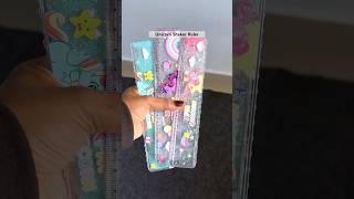 Cute Unicorn Glitter Shaker Ruler #trending #unicorn #shaker #ruler #stationery #stationary