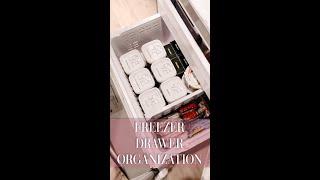 Freezer Drawer Organization | Home Storage Solutions | Fridge Organizers | Organize With Me
