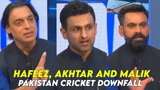 Shoaib Akhtar, Hafeez And Shoaib Malik On Pakistan Cricket Downfall | Shoaib Akhtar | M Hafeez | PCB