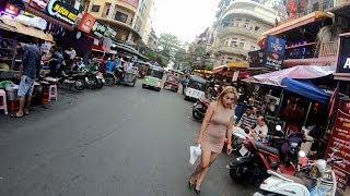 STREET 136 HOSTESS BARS 2019, STREETS OF PHNOM PENH CAMBODIA