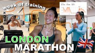 week of training for LONDON MARATHON!!!! *vlog*