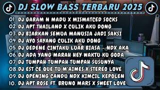 DJ SLOWBASS TERBARU 2025 || DJ GARAM N MADU X MISMATCED SOCKS || DJ APT THAILAND X CULIK AKU DONG