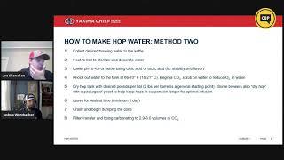 Hop Water: Offering a N/A Beverage Alternative with Existing Equipment