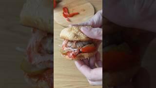 бургер #бургер #еда #рецепт #burger #recipe #shorts #Italy #food #кулинария #чизбургер #готовимдома
