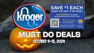 *CRAZY Deals!* Kroger MUST DO Deals for 10/9-10/15 | More Mega Sale, Weekly Digitals, & MORE