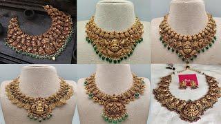 Antique gold temple necklace collection//gold temple necklace 2022//shaim Jewellery collection
