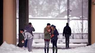 Oregon State University Snow Day 2013
