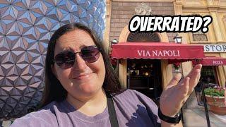 DINING AT EVERY RESTAURANT IN EPCOT'S WORLD SHOWCASE- VIA NAPOLI REVIEW