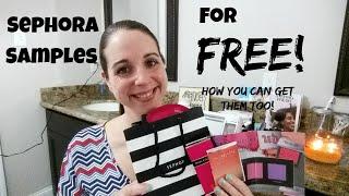 SEPHORA FREE SAMPLES~HOW TO GET THEM!!