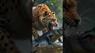 Sher Biraal: Jab Billi Ne Magarmachh Ko Pakad Liya!#short#cat #sadstory