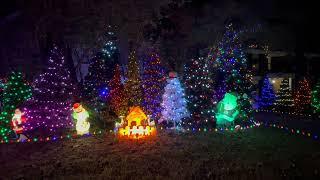 Santa's Christmas Tree Forest - Christmas Lights in The Woodlands area