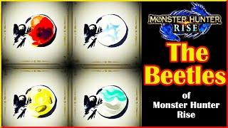 The Blight Beetles of Monster Hunter Rise (Firebeetle Snowbeetle Thunderbeetle Mudbeetle) TUTORIAL