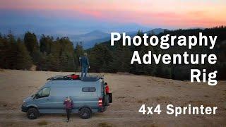 Overland Photography Adventure Rig: 4x4 Sprinter Van Conversion Tour