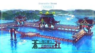 【Minecraft/4K】水上に建つ神社の作り方/和風建築/Shrine on the water/japanese style【Builds】作り方/How to/Guide/厳島神社"風"