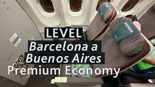 Vuelo directo Barcelona - Buenos Aires en Premium Economy con LEVEL