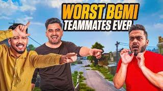 WORST TEAMMATES EVER | FUNNY BGMI HIGHLIGHTS