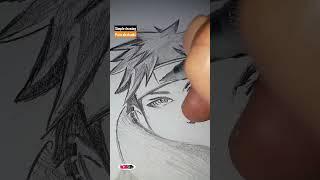 drawing anime easy #short #pain #yahiko #akatsuki