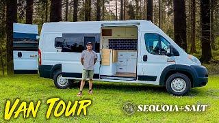 EXEMPLARY Camper Van Conversion for VANLIFE Living - Custom Promaster Build-Out