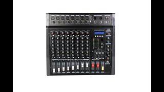 professtional audio system power mixer