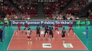 Volleyball USA - Poland Full Match Paris Olympic Preparation 2024