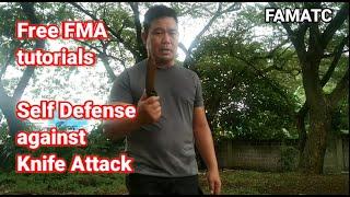 How to disarm bladed weapon -  Filipino Martial Arts Disarming Principles #Kali #Arnis #FMA