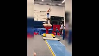 EPIC JUMPING GIRLS VAULT GYMNASTICS #SHORT