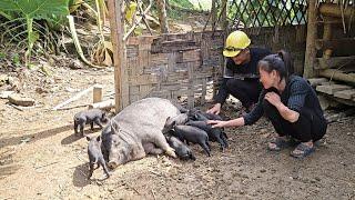 He brought medicine for me, and helped work on the farm - farm building / Ban Thi Diet