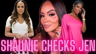 Shaunie O' Neal Calls Basketball Wife Jennifer Williams out for calling CAST UNMARRIED baby mommas