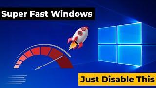 Disable These WINDOWS 11 Features for a Super Fast Computer