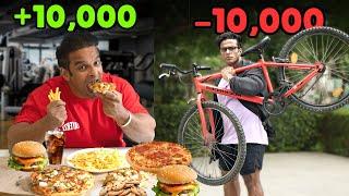 Eating & Burning 10,000 Calories In A Day | Yatinder Singh