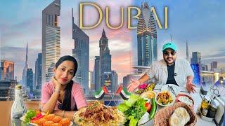 We tried Dubai  Famous Local Food for the first time || Falafel, Biryani & hummus || Delicious