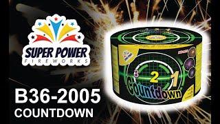 Wyrzutnia B36-2005 COUNTDOWN z fontanną! - Fajerwerki - SUPER POWER