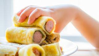 法式吐司卷 l French Toast Rolls for Breakfast Recipe l  Easy Lunch Box Idea for School