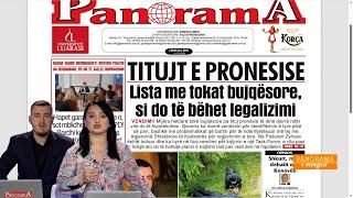 PANORAMA TV / Shtypi i ditës në Panorama e Mëngjesit (14 qershor, 2023)