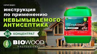 Инструкция по применению невымываемого антисептика для дерева BIOWOOD BS 1:1