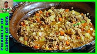 ¿Cómo hacer un delicioso picadillo de res rápido y fácil?-Mi amiga Gaby