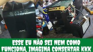 Nobreak APC Não Funciona, Bipa E Fica Só Com Barulinho E Piscando Rapido O Led Laranja