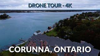 Exploring Corunna from the Sky  | 4K Drone Tour of Ontario’s Scenic Riverside Town 