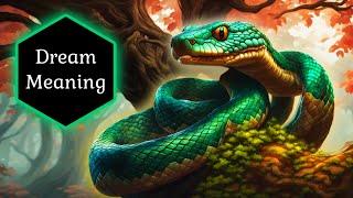 SNAKE ~ Snakes in a Dream Dream Meaning and Interpretation The Dream Dictionary A-Z