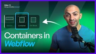 BUILD Responsive Layouts in Webflow with Containers! | 100 Days of Webflow - Day 12