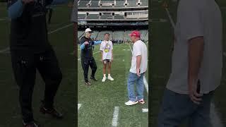 Former Generals Head Coach Mike Riley reunites with his old QB Luis Perez ️🫡