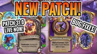  LIVE! PATCH 31.0. bug fixes!!! - Hearthstone Battlegrounds