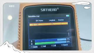 SATHERO SH-820HD Digital Satellite Meter&Finder CCTV Tester AHD TVI Camera Tester IP Camera Tester