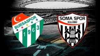 Bursaspor 1-0 Somaspor Gol;ÇAĞATAY YILMAZ