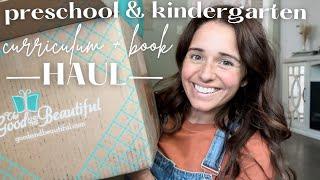 Preschool and Kindergarten Curriculum & Book Haul | The Good and the Beautiful